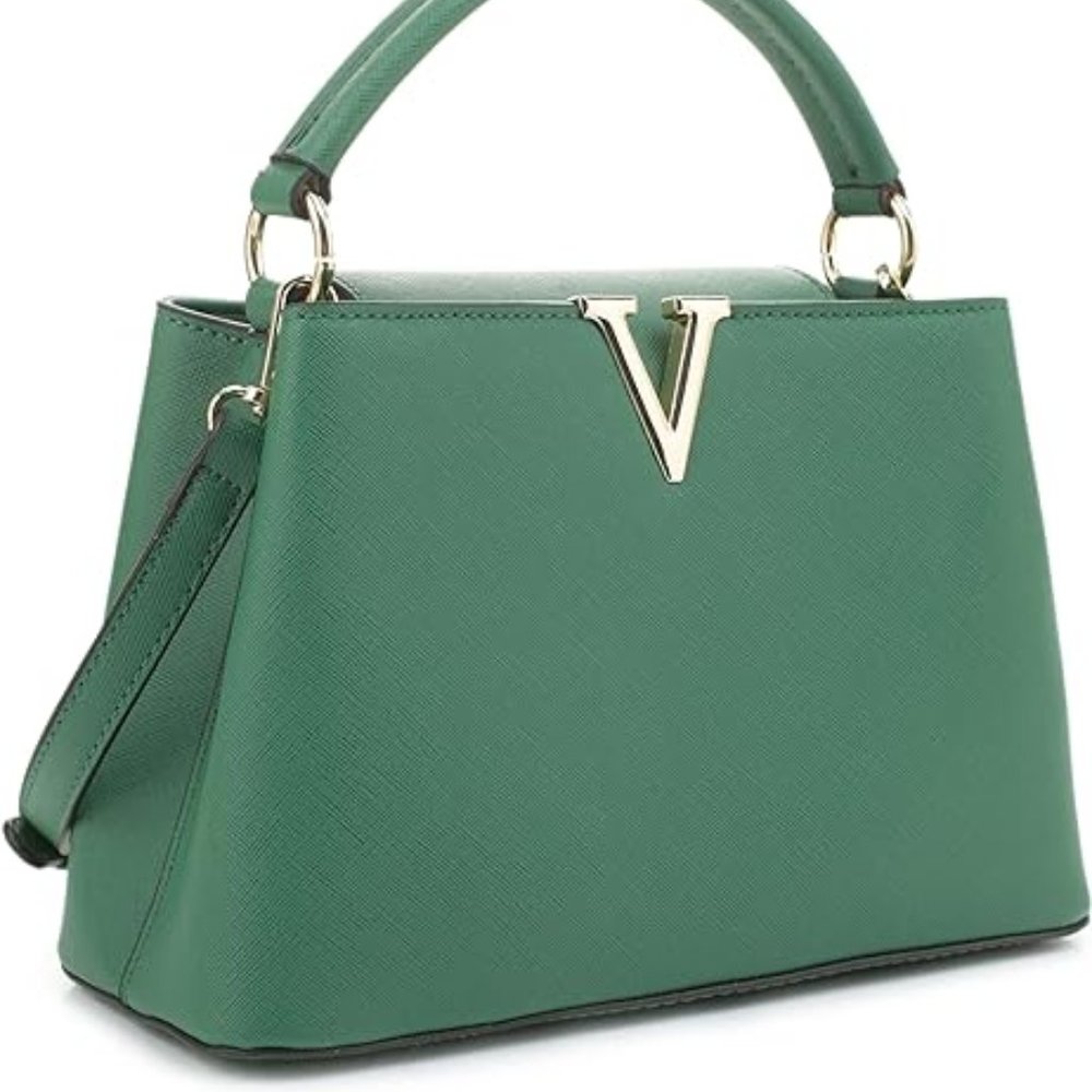 Neiman Marcus Country Club Women's Small Satchel Bag Classic Top Handle … - Picture 1 of 11